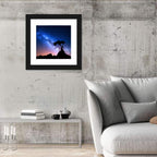 Milky Way Over Mountain Ridge Wall Art