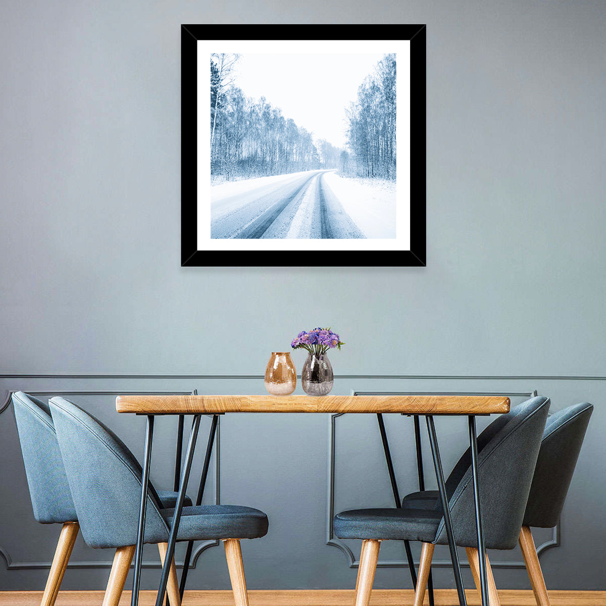 Snowy Road Wall Art