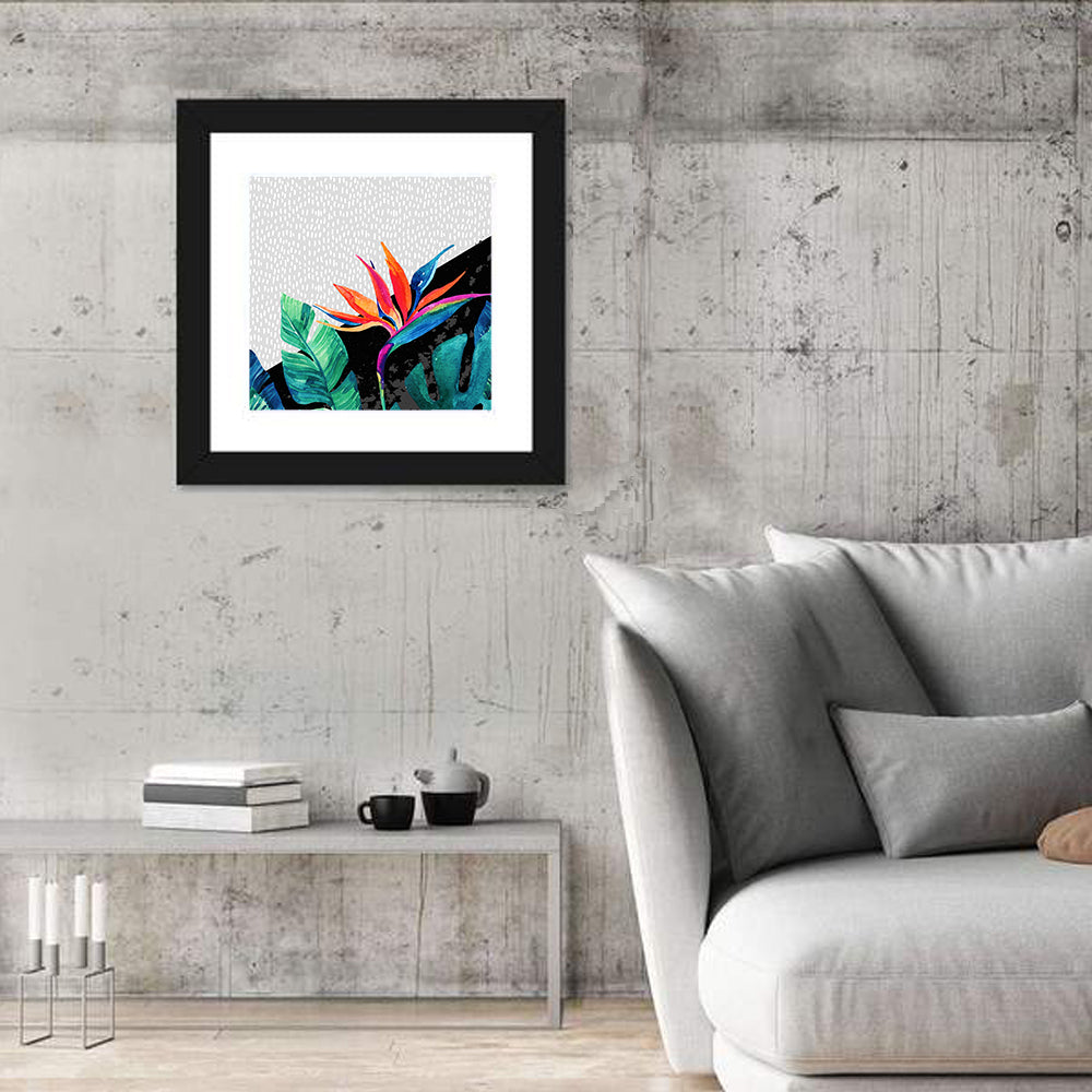 Exotic Flower Illustration Wall Art