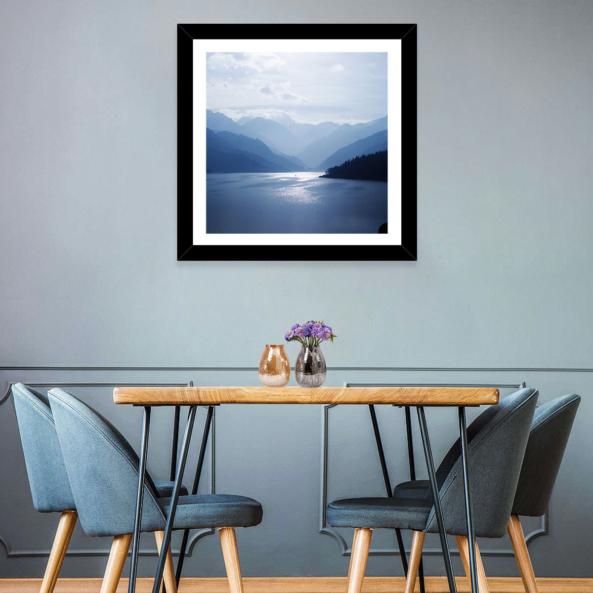 Xinjiang Mountains Lake Wall Art