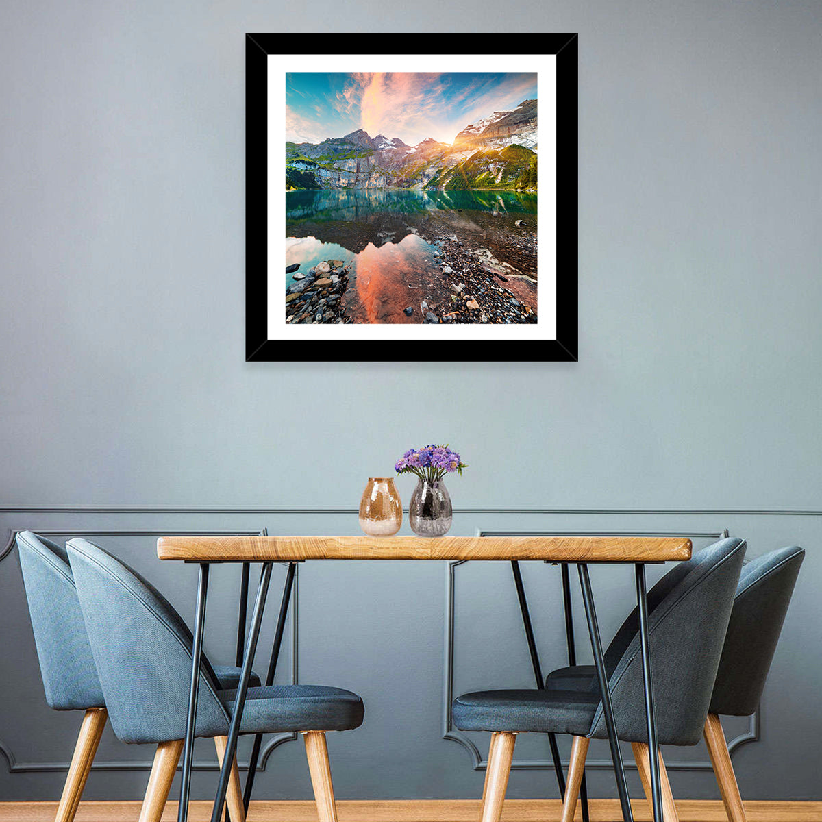Oeschinensee Reflection Wall Art