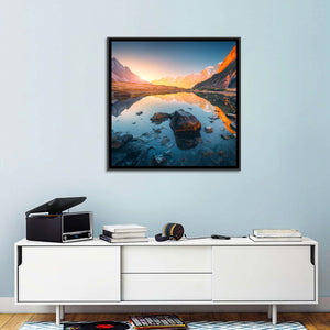 Himalayan Mountains Lake Wall Art