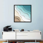 Aerial Beach Layers Wall Art