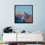 Ještěd Summit at Golden Hour Wall Art