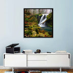 Cheile Nerei Mossy Waterfall Wall Art