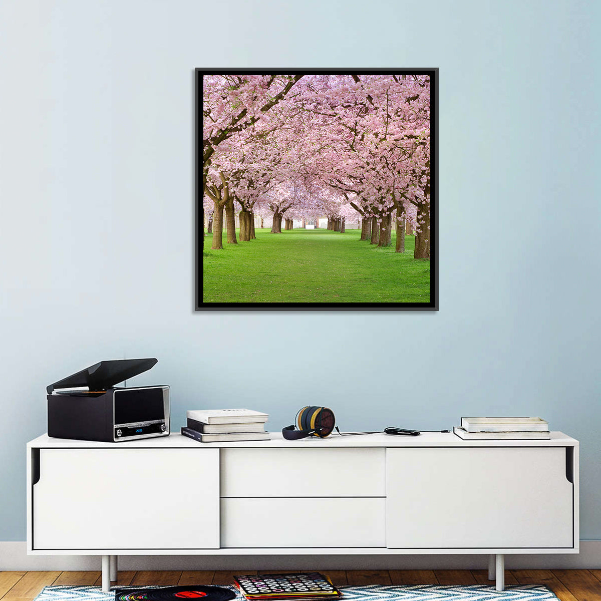 Cherry Blossom Avenue Wall Art