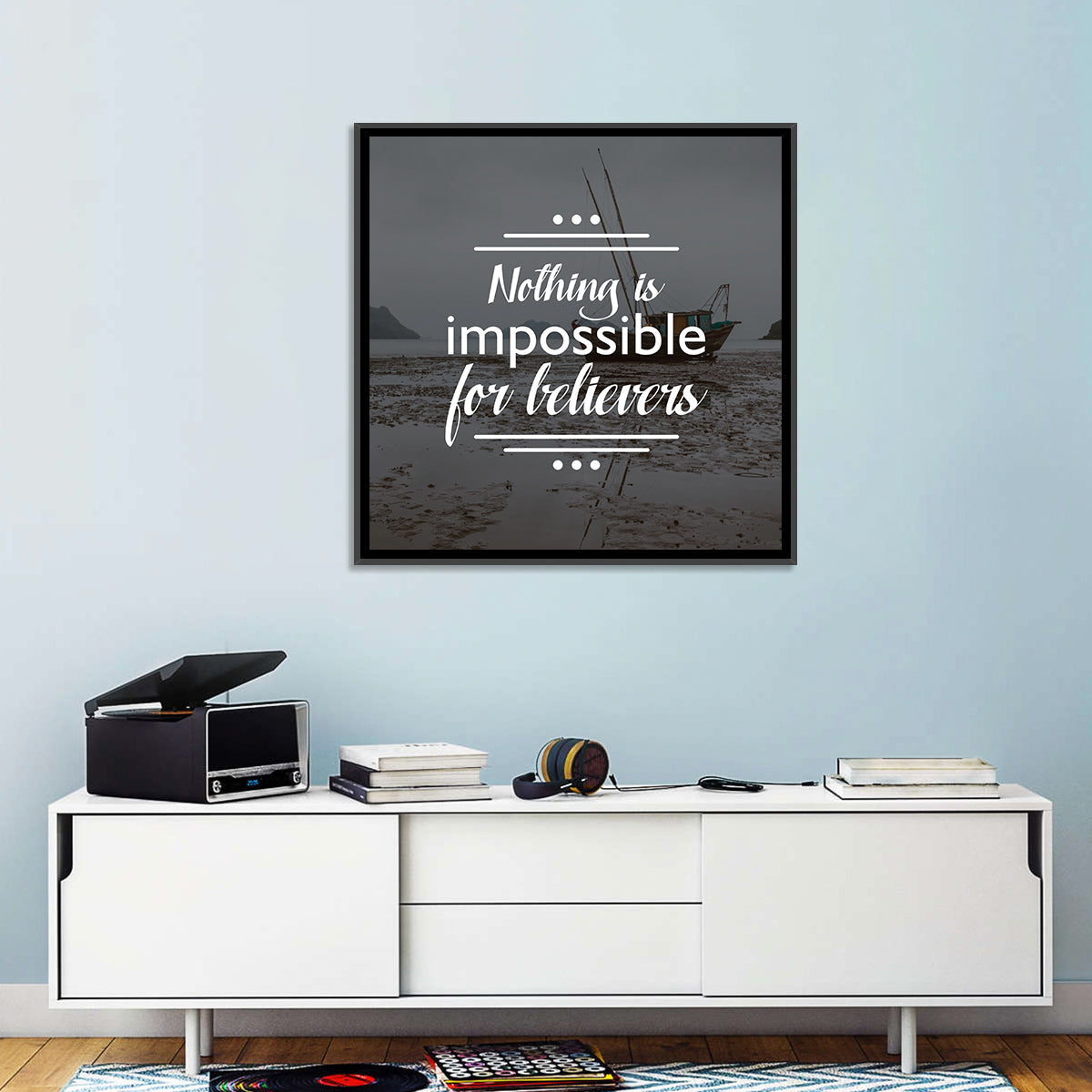 Nothing Is Impossible for Believers Wall Art