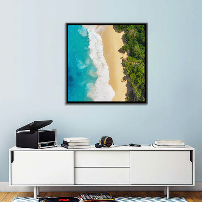 Aerial Sea Beach Wall Art