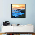 Phillip Island Cliffs at Sunset Wall Art