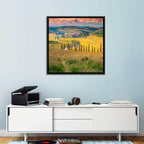 Val D'orcia Cypress Road Wall Art