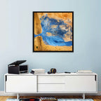 Geysers Valley Aerial View Wall Art