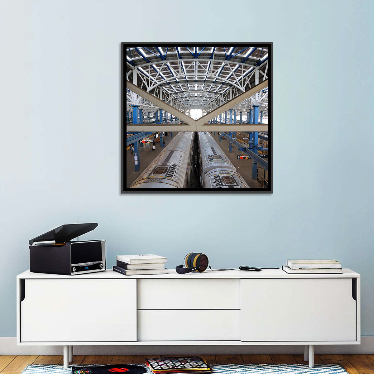 Stillwell Avenue Station Platform Perspective Wall Art