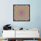 Beaded Kaleidoscope Mandala Wall Art