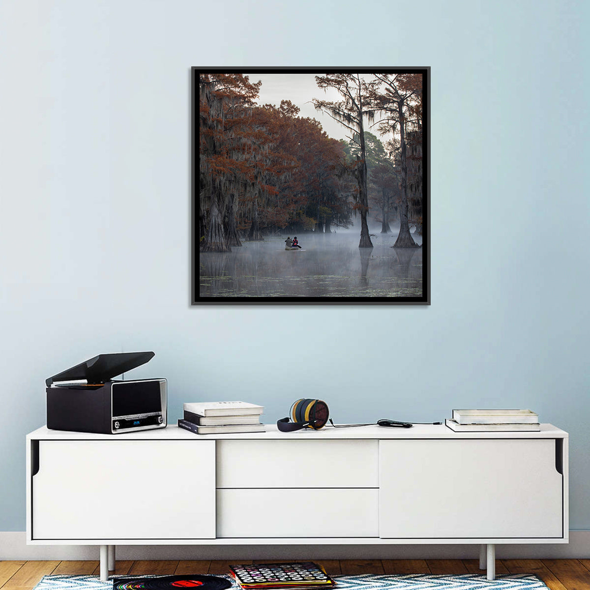 Caddo Lake Morning Mist Wall Art