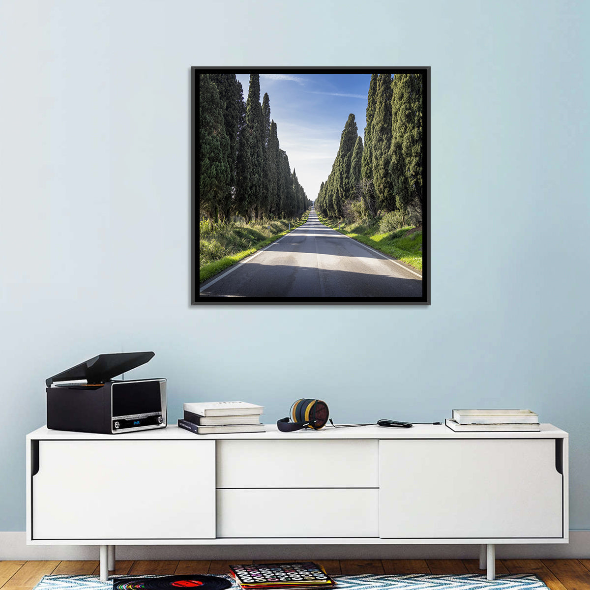 Avenue of Cypress Trees Wall Art