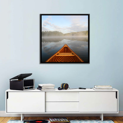 Canoe in Lake Ontario Wall Art