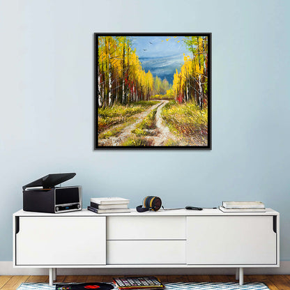 Autumn Hill Pathway Wall Art