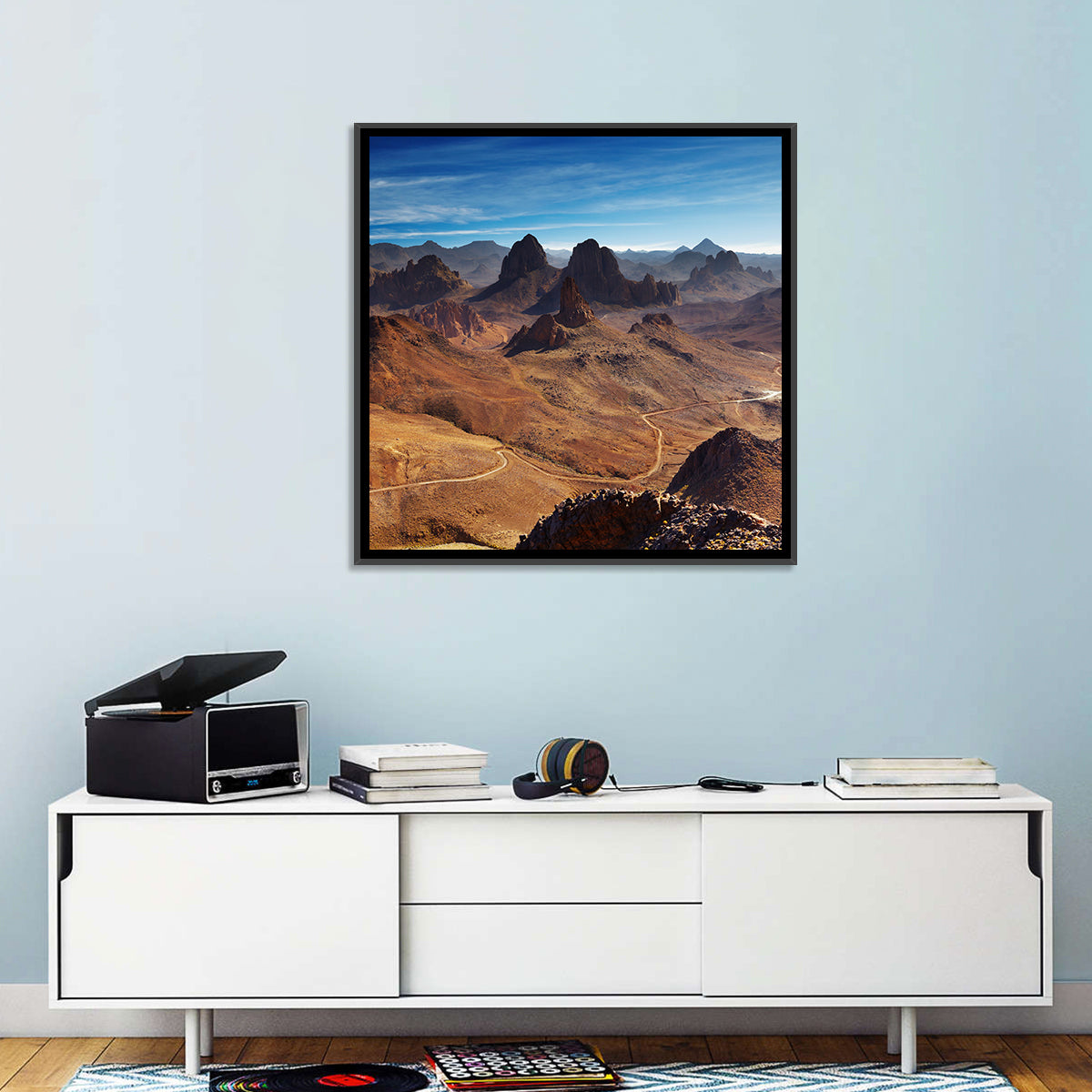 Hoggar Mountain Road Wall Art