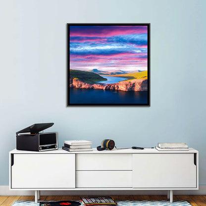 Vagar Island Sunset Wall Art