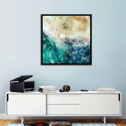 Ocean Beach Abstract Wall Art