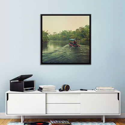 Raft In River Kwai Wall Art