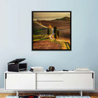 Val D’orcia Winding Golden Road Wall Art