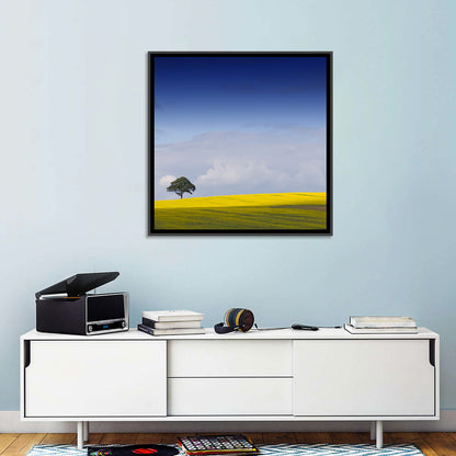 Mountain Rapeseed Field Wall Art