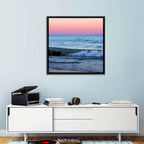 Lake Michigan Sunset with Sailboat Wall Art