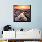 Sam Phan Bok Sunrise River Canyon Wall Art