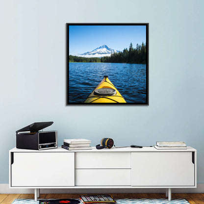 Kayak in Trillium Lake Wall Art