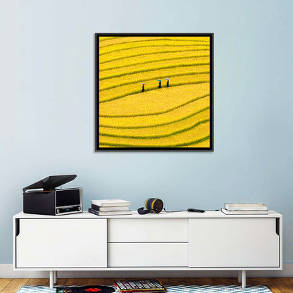 Terraced Rice Fields Wall Art