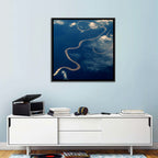 Sunlit Meander of the Amazon River Wall Art