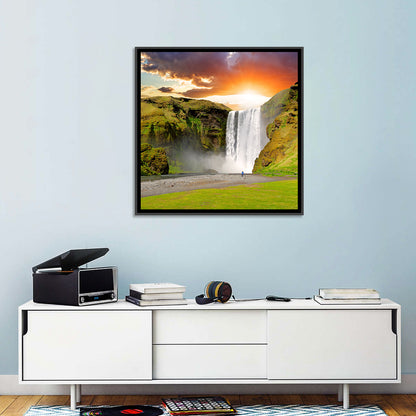 Skogafoss Waterfall Wall Art
