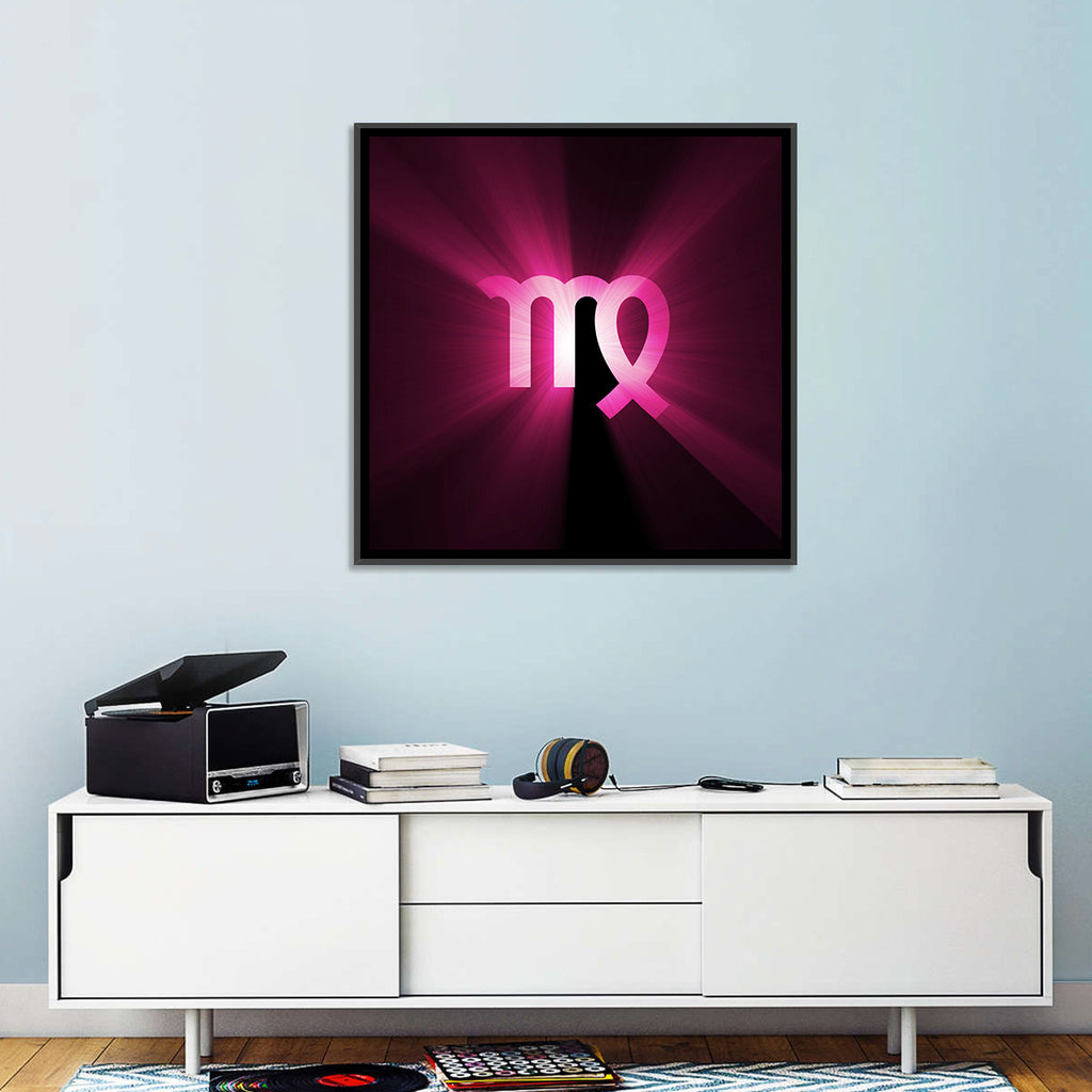 Radiant Virgo Symbol Wall Art