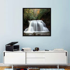 Holly River Autumn Waterfall Wall Art