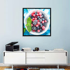 Frozen Berry Bowl Wall Art