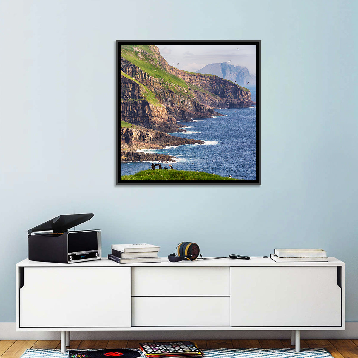 Mykines Cliffs, Faroe Islands Wall Art