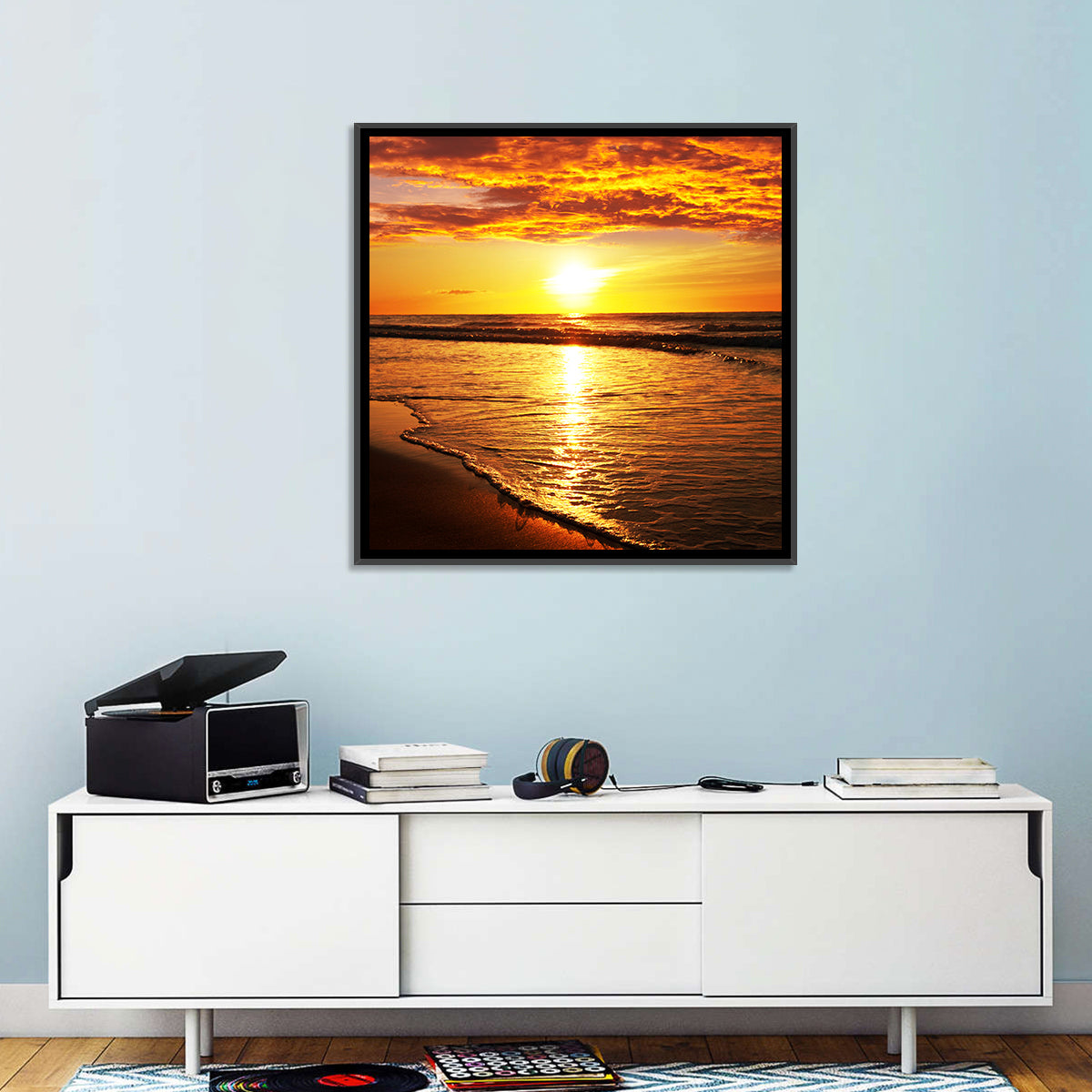 Thai Beach Sunset Wall Art