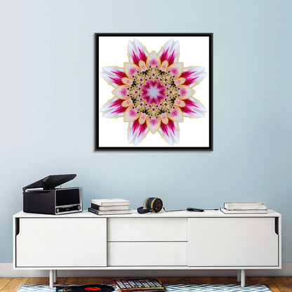 Star Mandala Pattern Wall Art