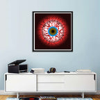 Close-up Eyeball Illustration Wall Art
