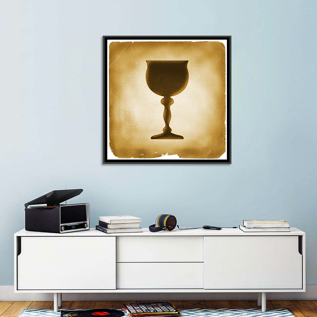 Holy Grail Chalice Illustration Wall Art