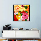Vibrant Hibiscus Close-up Wall Art