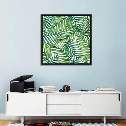 Palm Leaves Pattern I Wall Art