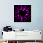 Glowing Heart Wall Art
