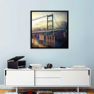 Bridge Over Lake Oroville Wall Art