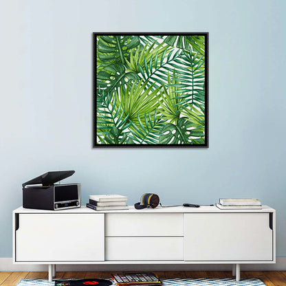 Palm Leaves Pattern II Wall Art