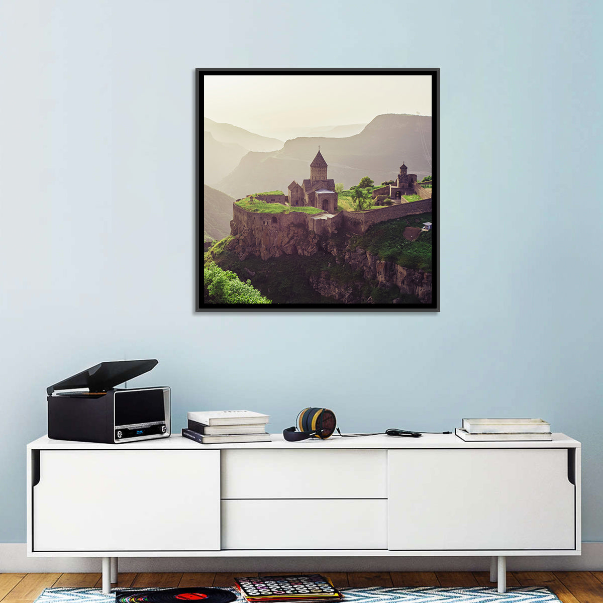 Tatev Monastery at Golden Hour Wall Art