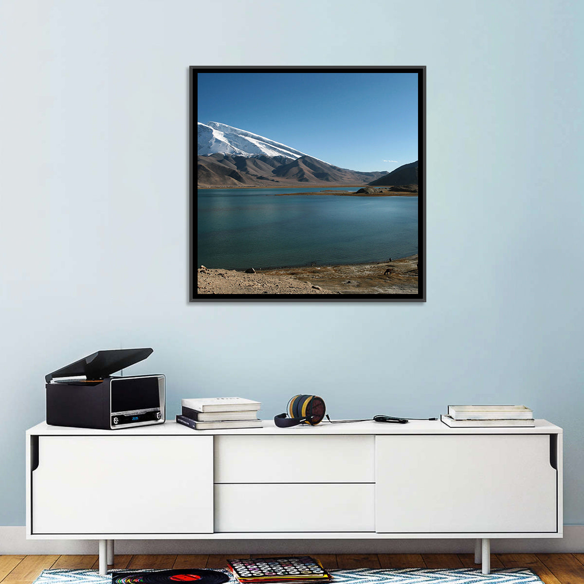 Muztahgata and Karakul Lake Wall Art