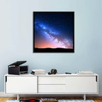 Milky Way Over Silhouetted Hills Wall Art