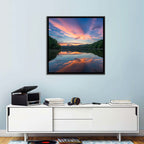 Appalachian Lake Sunset Wall Art